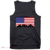 Orlando Florida American Flag Tank Top thumb 0