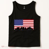 Orlando Florida American Flag Tank Top thumb 2