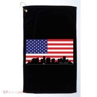Orlando Florida American Flag Golf Towel thumb 0