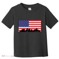 Orlando Florida American Flag Toddler T-Shirt thumb 0