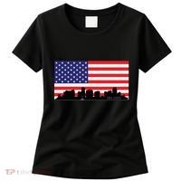 Orlando Florida American Flag Women's T-Shirt thumb 0