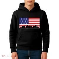 Orlando Florida American Flag Kids Hoodie thumb 4