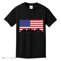 Orlando Florida American Flag Kids T-Shirt thumb 0