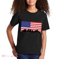 Orlando Florida American Flag Kids T-Shirt thumb 2