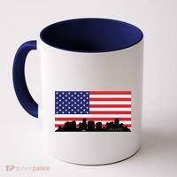 Orlando Florida American Flag Coffee Mug thumb 0