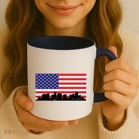 Orlando Florida American Flag Coffee Mug thumb 3