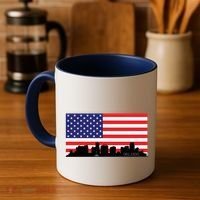 Orlando Florida American Flag Coffee Mug thumb 4