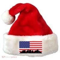 Orlando Florida American Flag Santa Hat thumb 0