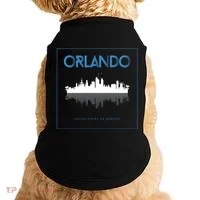 Orlando Florida City Skyline Doggie Tank thumb 0