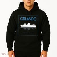 Orlando Florida City Skyline Hoodie thumb 2