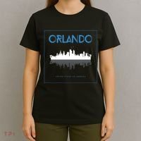 Orlando Florida City Skyline T-Shirt thumb 4