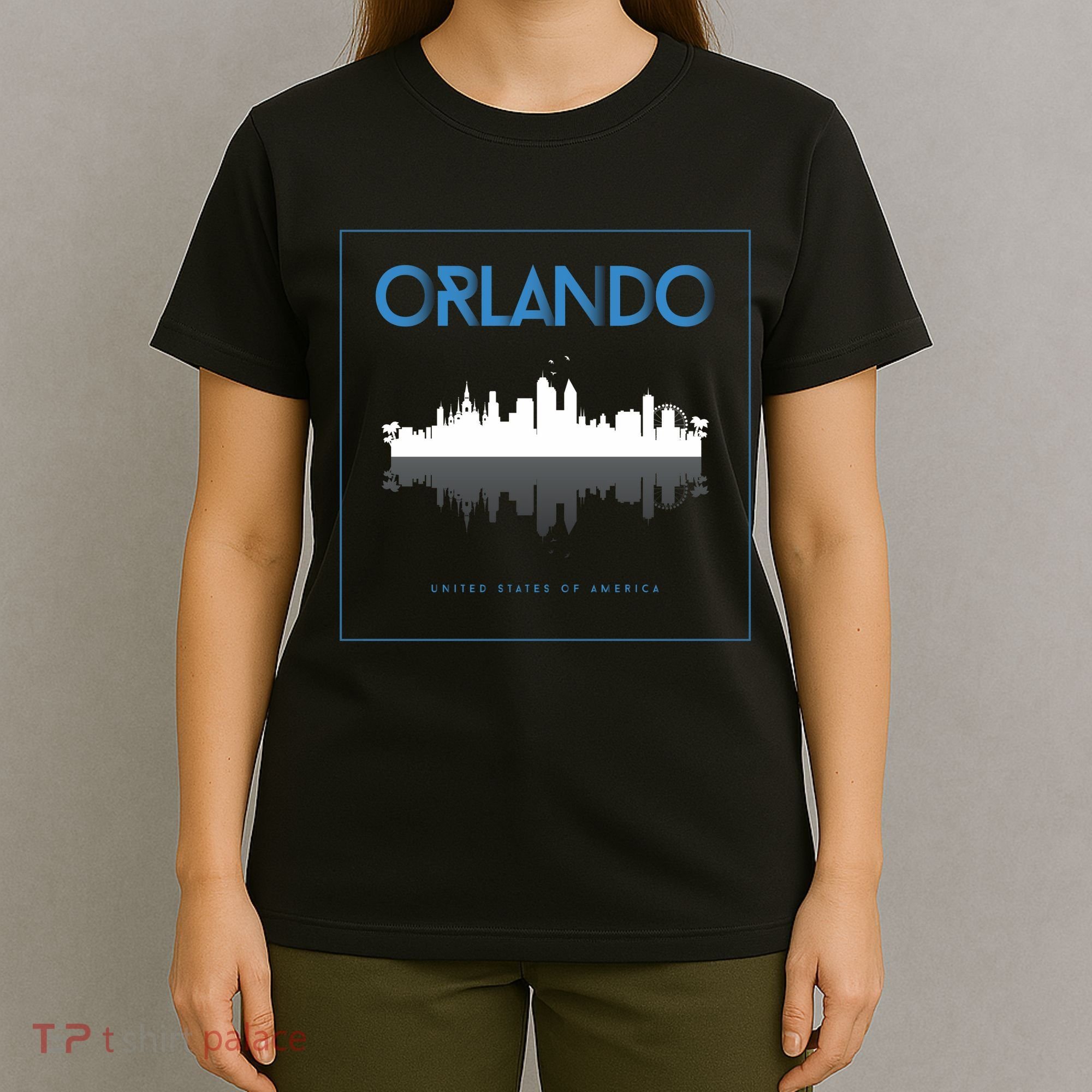 Orlando Florida City Skyline T-Shirt