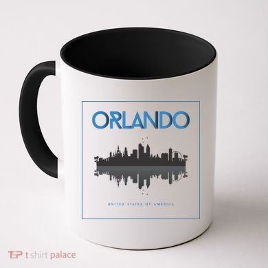 Orlando Florida City Skyline Coffee Mug