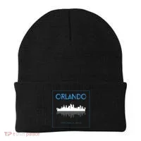 Orlando Florida City Skyline Beanie thumb 0