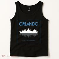 Orlando Florida City Skyline Tank Top thumb 2