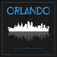 Orlando Florida City Skyline Tank Top thumb 6