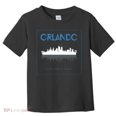 Orlando Florida City Skyline Toddler T-Shirt