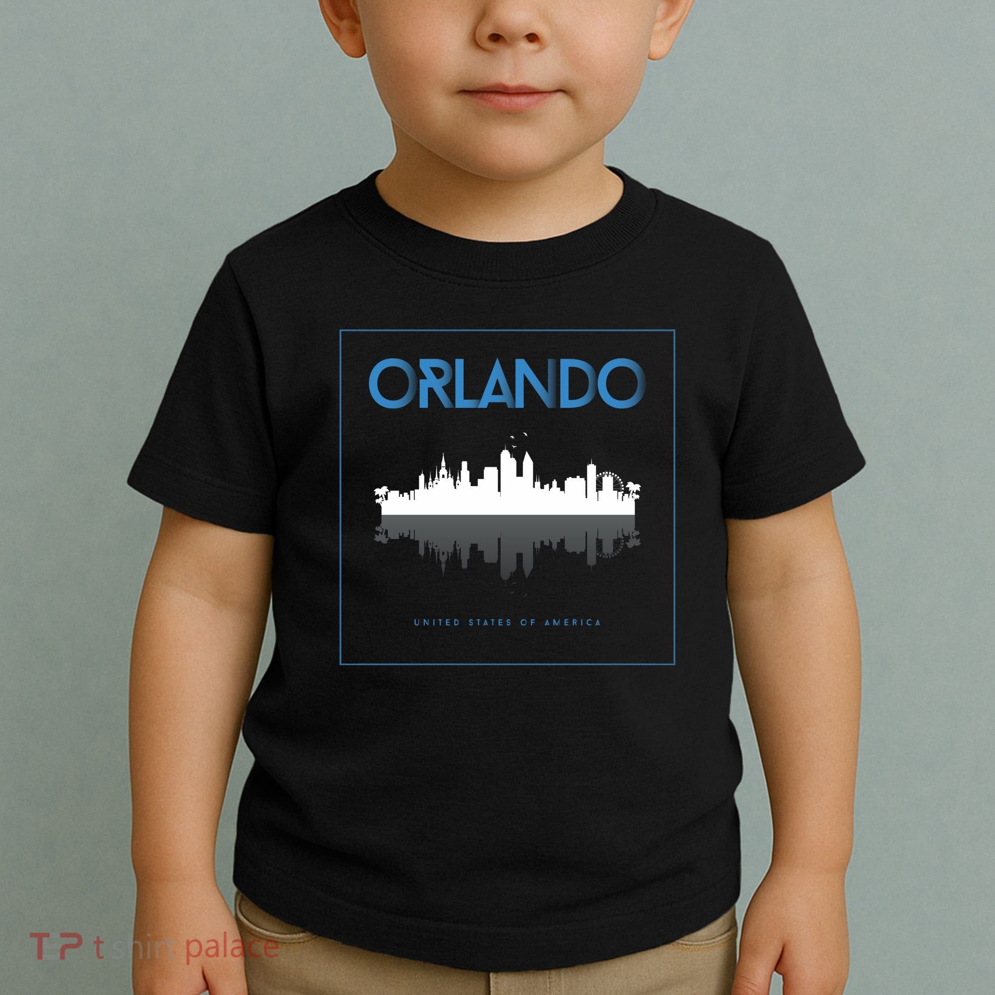 Orlando Florida City Skyline Toddler T-Shirt