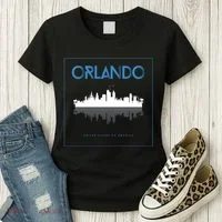 Orlando Florida City Skyline Women's T-Shirt thumb 3