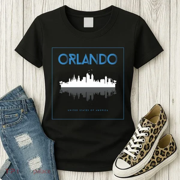Orlando Florida City Skyline Women's T-Shirt