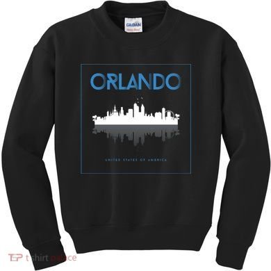 Orlando Florida City Skyline Kids Sweatshirt