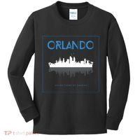 Orlando Florida City Skyline Kids Long Sleeve Shirt thumb 0