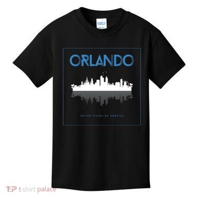 Orlando Florida City Skyline Kids T-Shirt