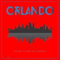 Orlando Florida City Skyline Santa Hat thumb 1
