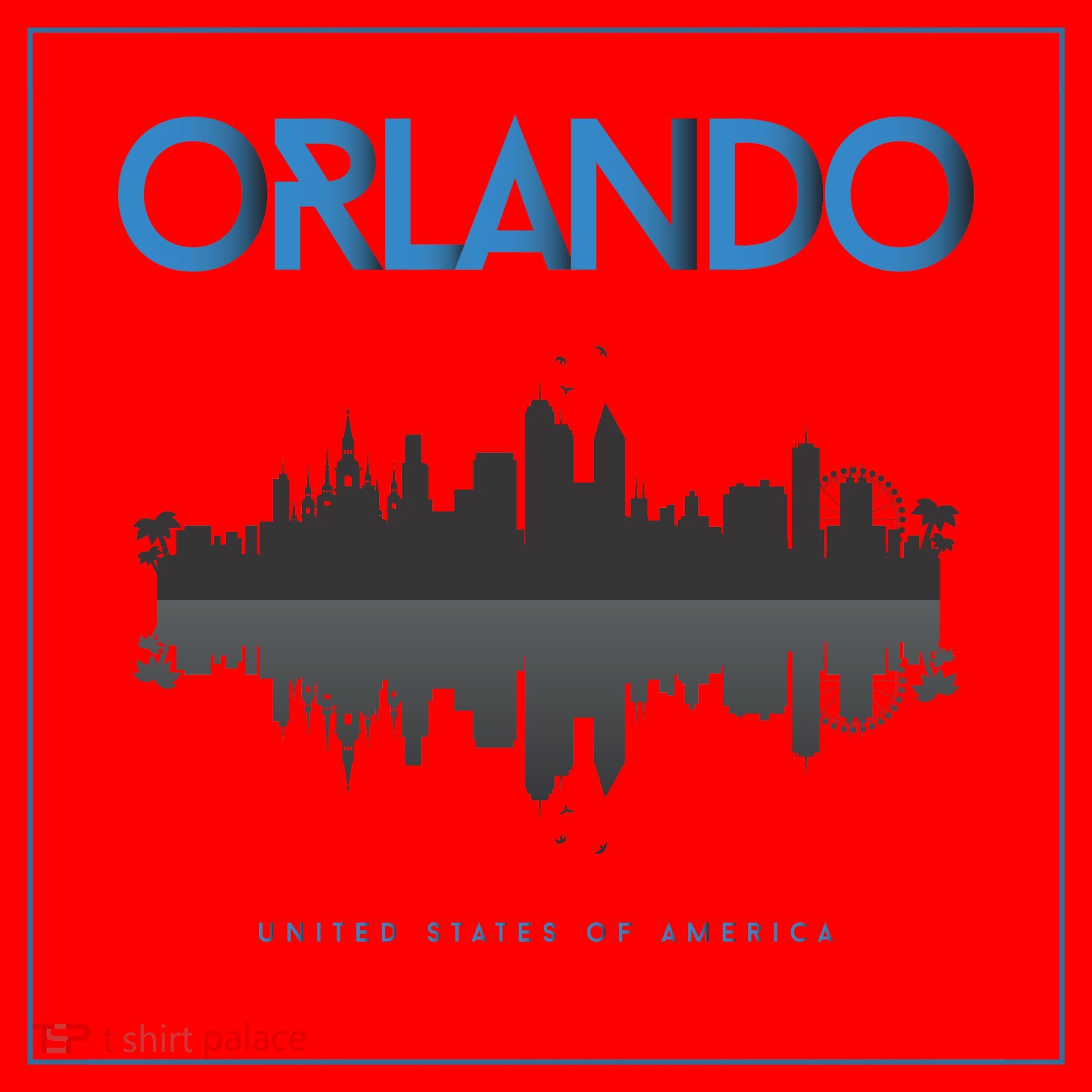 Orlando Florida City Skyline Santa Hat