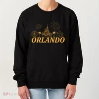 Orlando Florida Gold Logo Women's Sweatshirt thumb 0