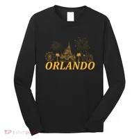 Orlando Florida Gold Logo Long Sleeve Shirt thumb 0