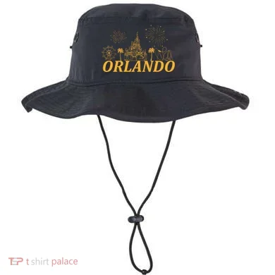 Orlando Florida Gold Logo Bucket Hat