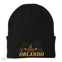 Orlando Florida Gold Logo Beanie thumb 0