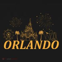 Orlando Florida Gold Logo Women's Hoodie thumb 2