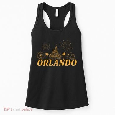 Orlando Florida Gold Logo Women's Tank Top