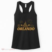 Orlando Florida Gold Logo Women's Tank Top thumb 0
