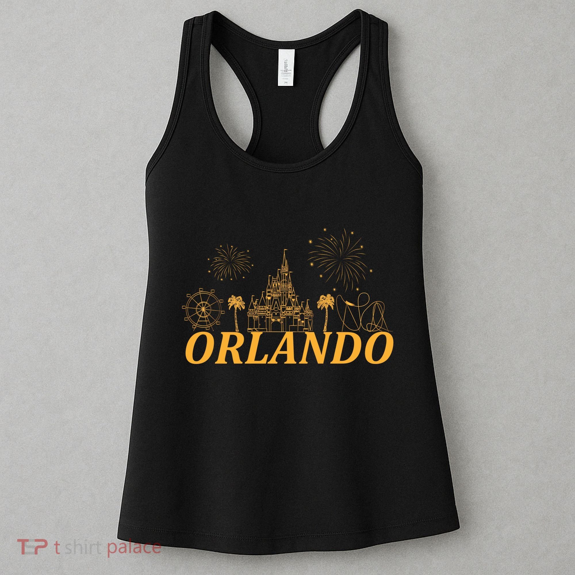 Orlando Florida Gold Logo Women's Tank Top