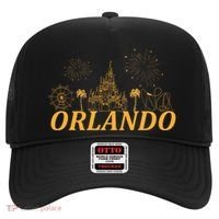 Orlando Florida Gold Logo Hat thumb 0