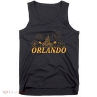 Orlando Florida Gold Logo Tank Top thumb 0