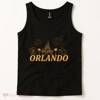 Orlando Florida Gold Logo Tank Top thumb 2