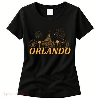 Orlando Florida Gold Logo Women's T-Shirt
