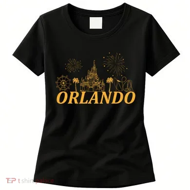 Orlando Florida Gold Logo Women's T-Shirt