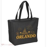 Orlando Florida Gold Logo Tote Bag thumb 2