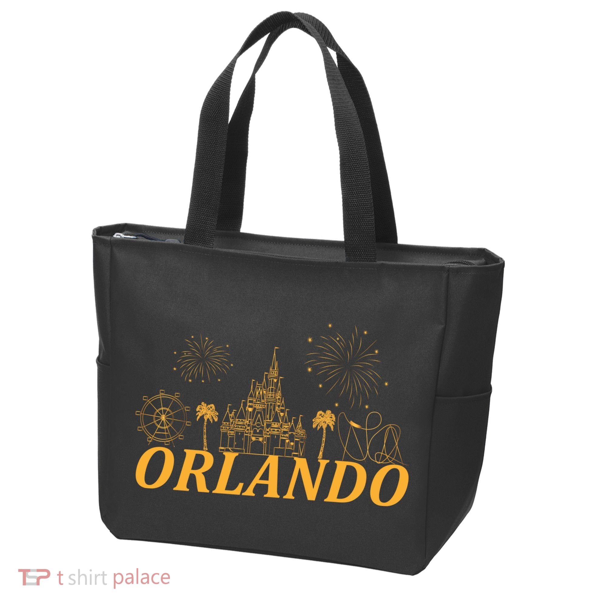 Orlando Florida Gold Logo Tote Bag