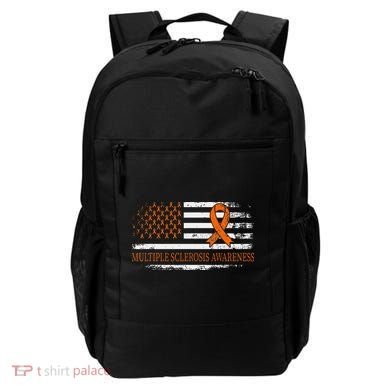 Orange Ribbon Ms Multible Sclerosis Awareness Backpack