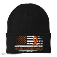 Orange Ribbon Ms Multible Sclerosis Awareness Beanie thumb 0
