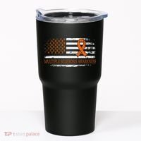 Orange Ribbon Ms Multible Sclerosis Awareness Tumbler thumb 0