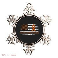 Orange Ribbon Ms Multible Sclerosis Awareness Ornament thumb 0
