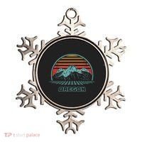 Oregon Retro Mountain Hiking 80s Style Ornament thumb 0