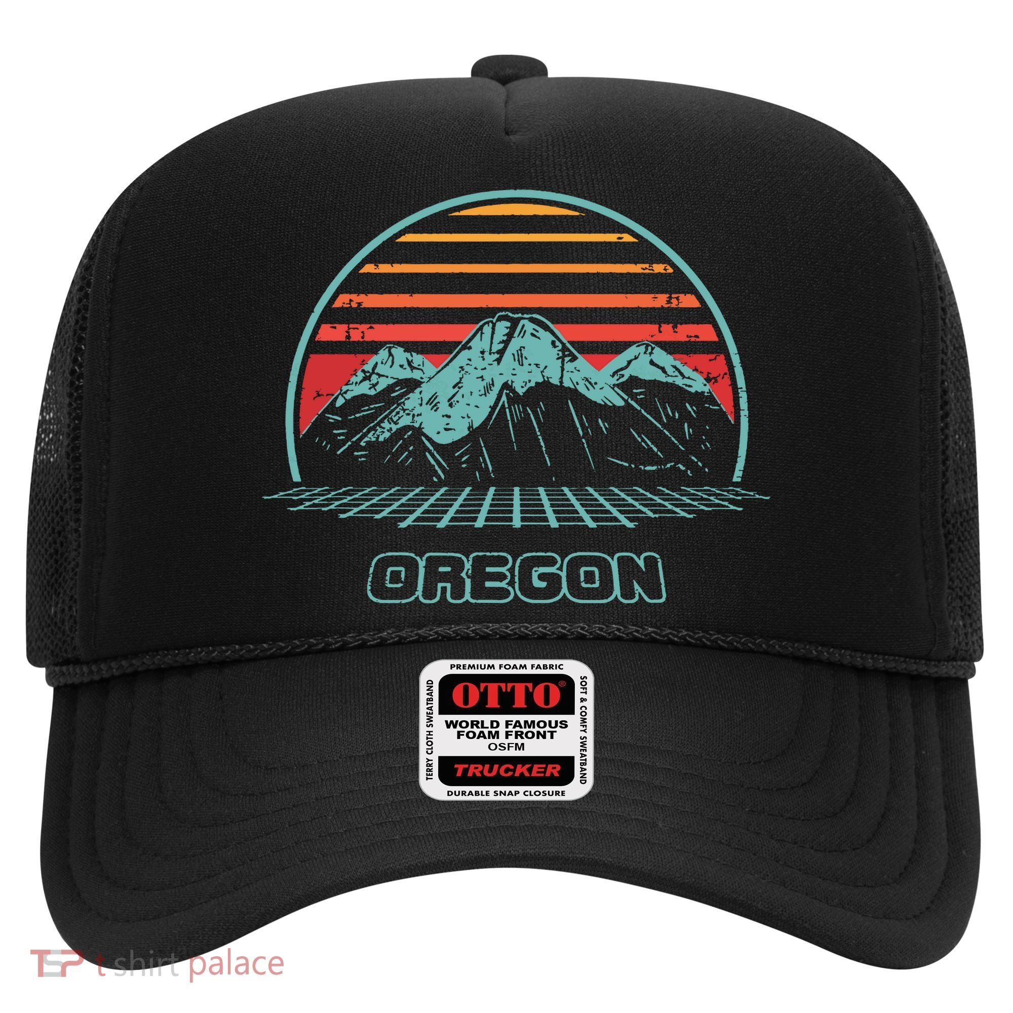 Oregon Retro Mountain Hiking 80s Style Hat